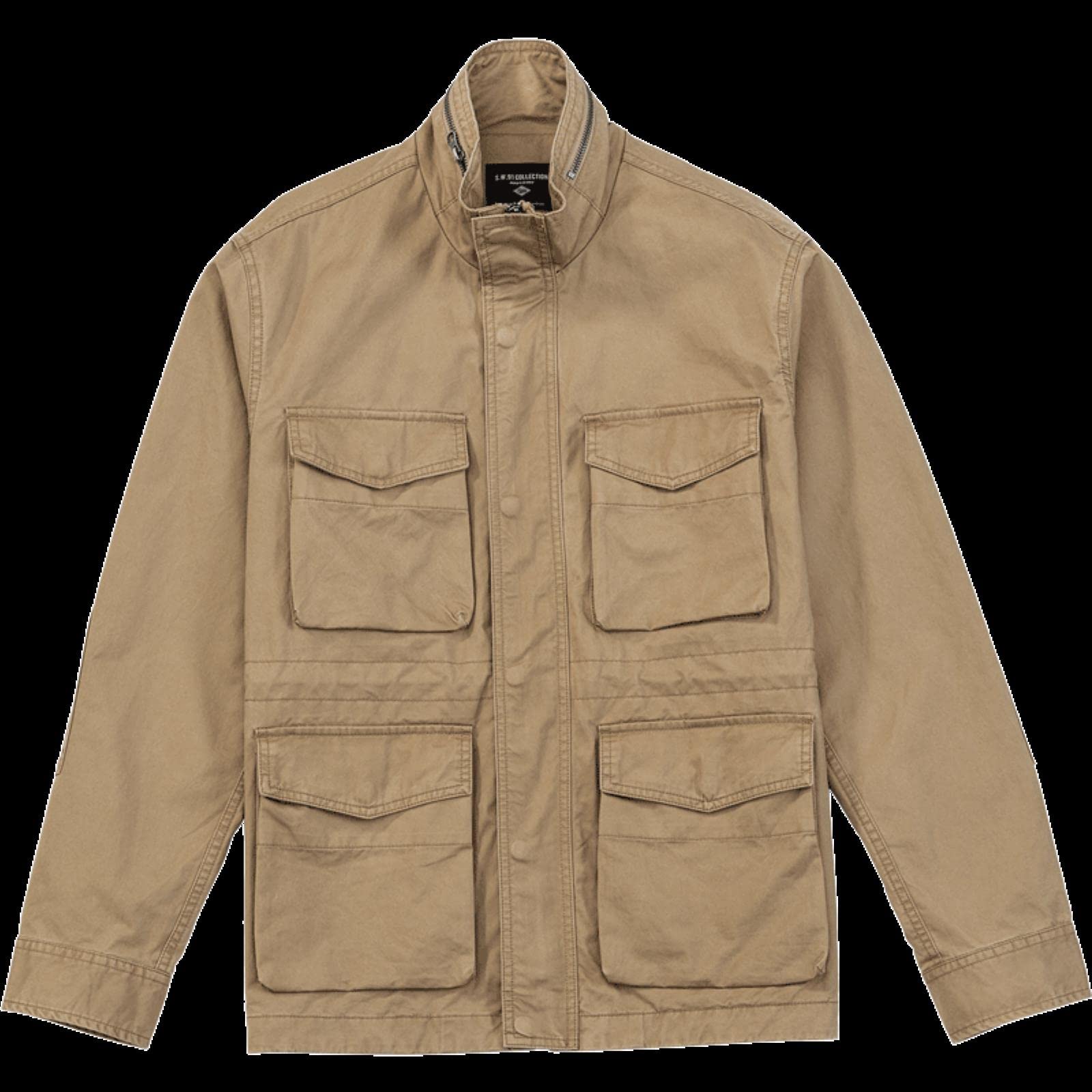 ZXCL 2021 Autumn New Vintage Jacket Men Oversize Military Field